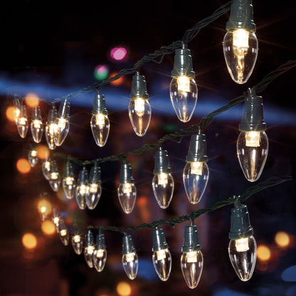 12m Outdoor C6 Christmas String Lights